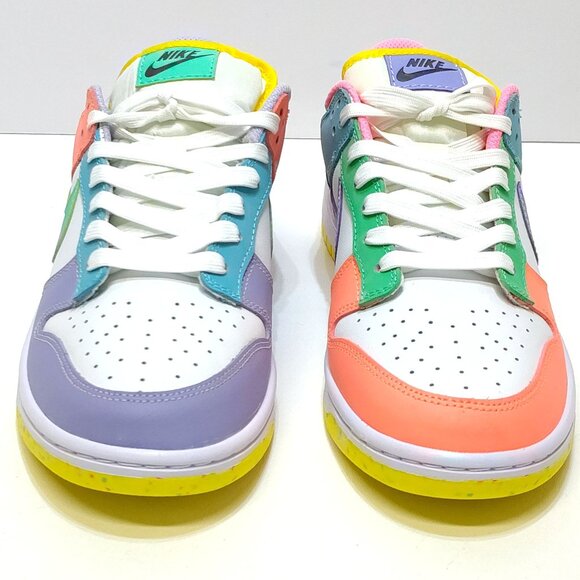 Nike Dunk Low SE Easter Candy Men 8.5 WMNS 10 Multi-Color DD1872-100 Wore Twice! - Picture 3 of 12